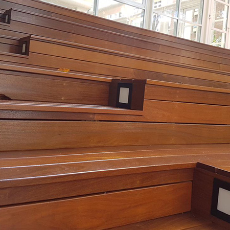 Decks de Madeira para ambiente comercial