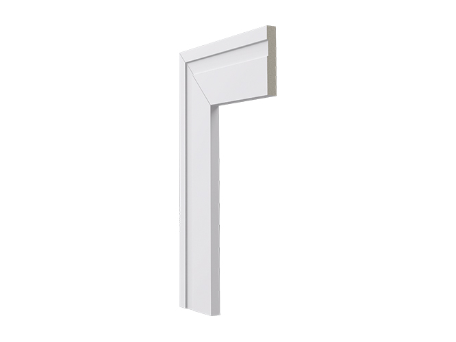 Guarnição Santa Luzia 5cm Linha Lev branca com friso