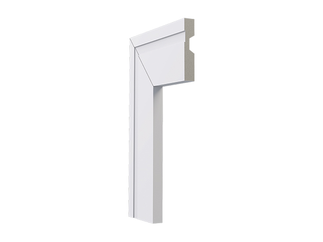 Guarnição Santa Luzia 7cm linha leve 72 branca com friso